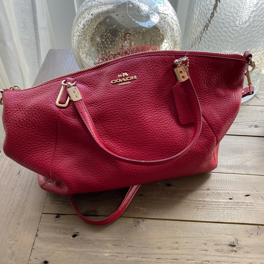 Red Coach Purse